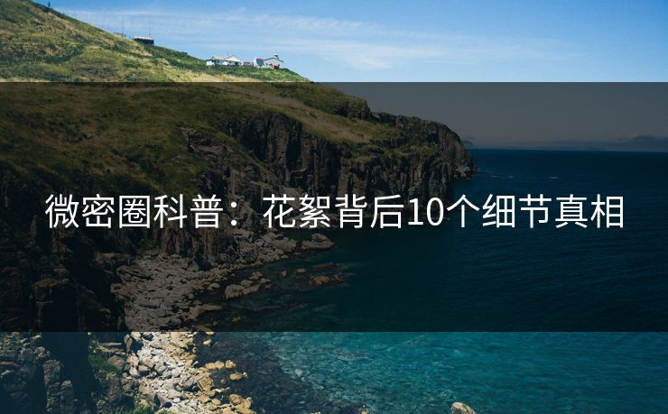 微密圈科普：花絮背后10个细节真相
